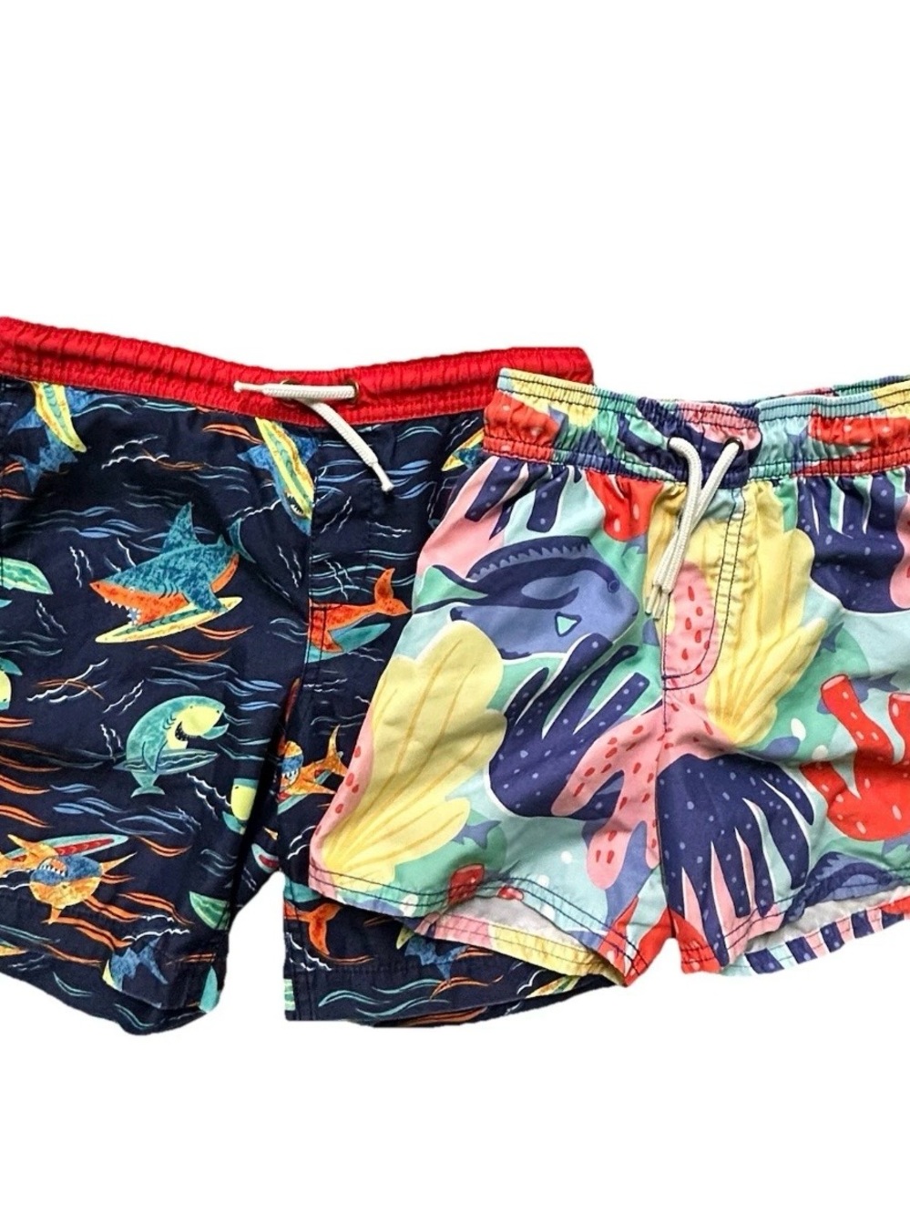 Boys Carter’s Lands End Summer Swim Trunks Marine Ocean Size 6/7